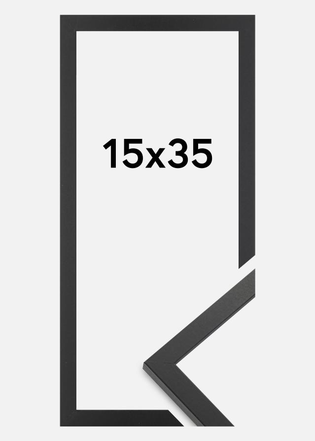 Ramme Trendy Akrylglass Svart 15x35 cm