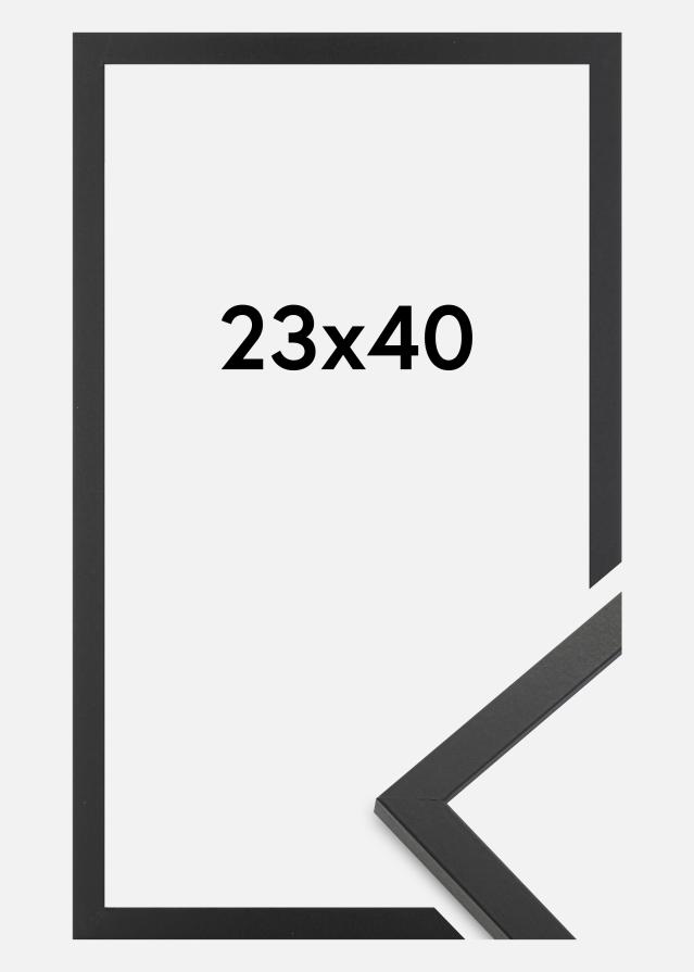 Ramme Trendy Akrylglass Svart 23x40 cm
