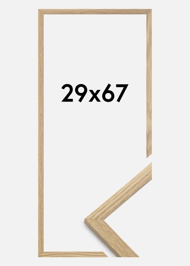 Ramme Trendy Akrylglass Eik 29x67 cm