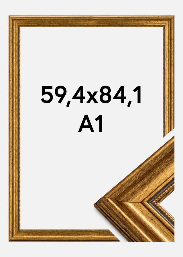 Ramme Rokoko Akrylglass Gull 59,4x84,1 cm (A1)