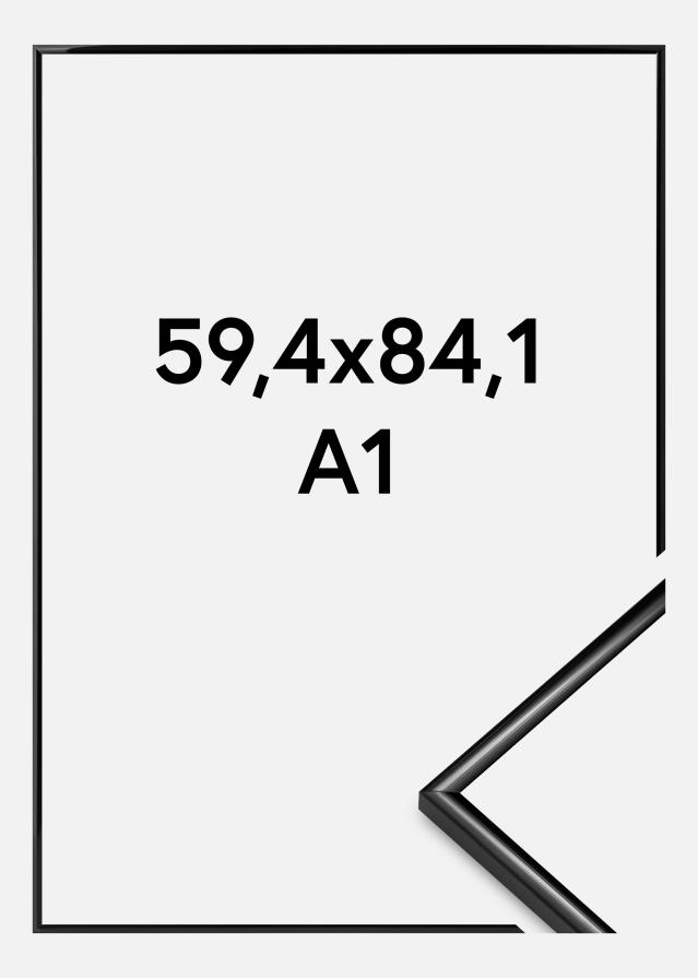 Ramme Scandi Akrylglass Svart 59,4x84,1 cm (A1)