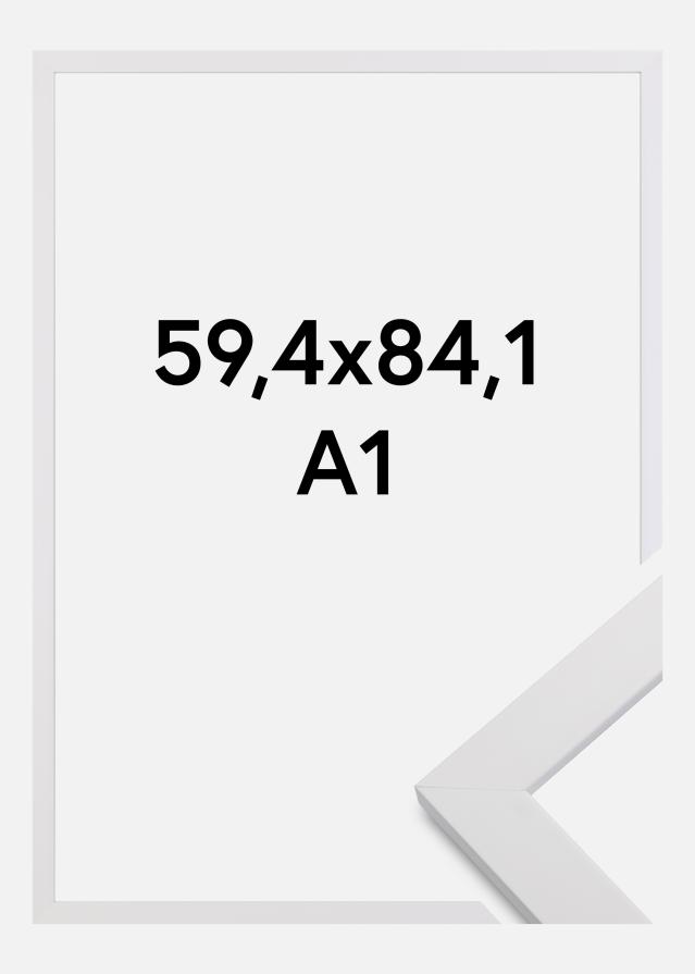 Ramme White Wood Akrylglass 59,4x84,1 cm (A1)