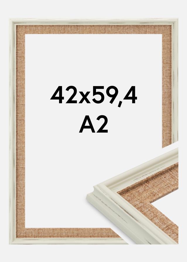 Ramme Sandweave Akrylglass Hvit 42x59,4 cm (A2)