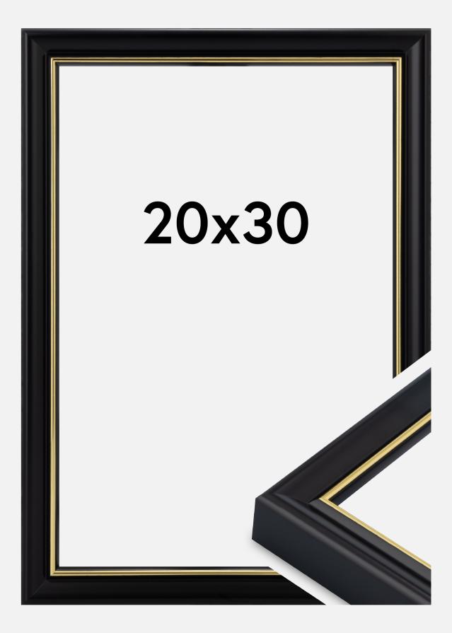 Ramme Canterbury Akrylglass Svart 20x30 cm