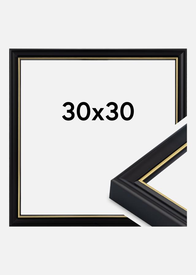 Ramme Canterbury Akrylglass Svart 30x30 cm