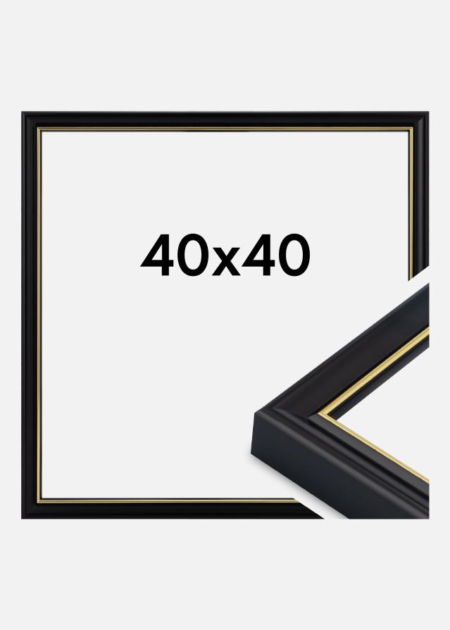 Ramme Canterbury Akrylglass Svart 40x40 cm