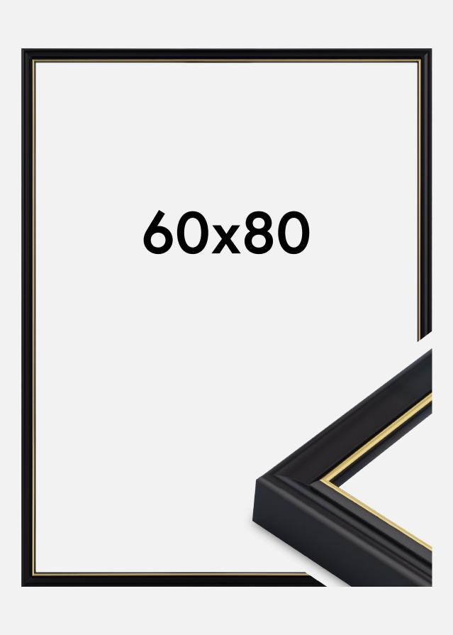 Ramme Canterbury Akrylglass Svart 60x80 cm