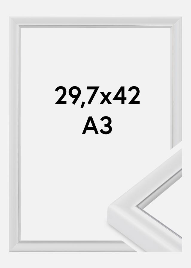 Ramme Canterbury Akrylglass Hvit 29,7x42 cm (A3)