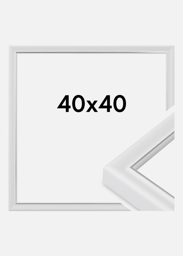 Ramme Canterbury Akrylglass Hvit 40x40 cm