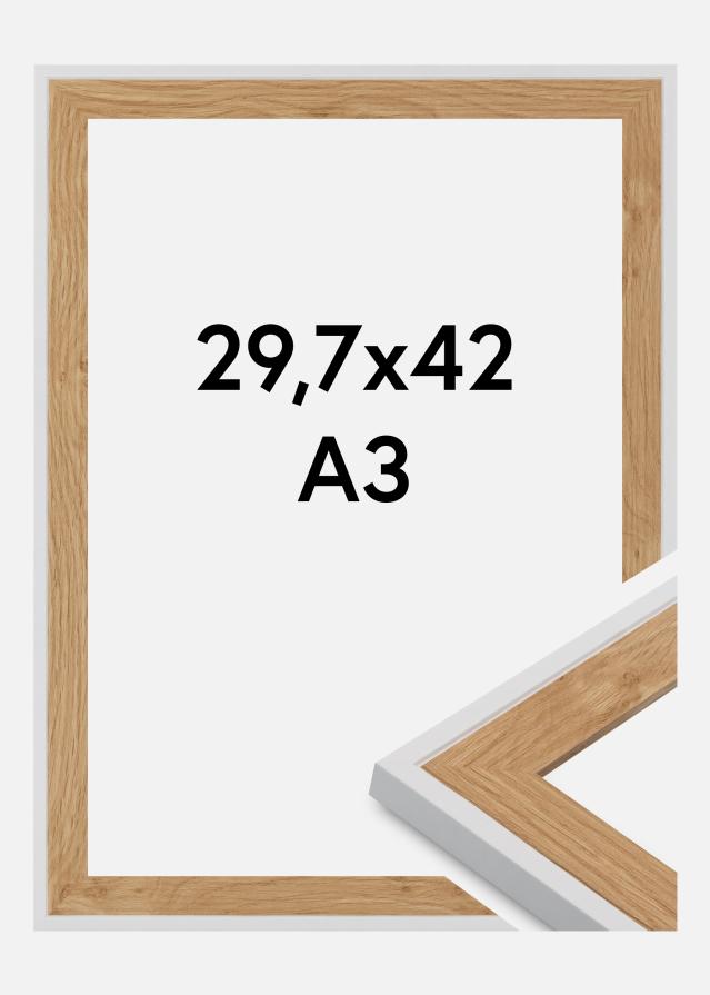 Ramme Clearline Akrylglass Hvit 29,7x42 cm (A3)
