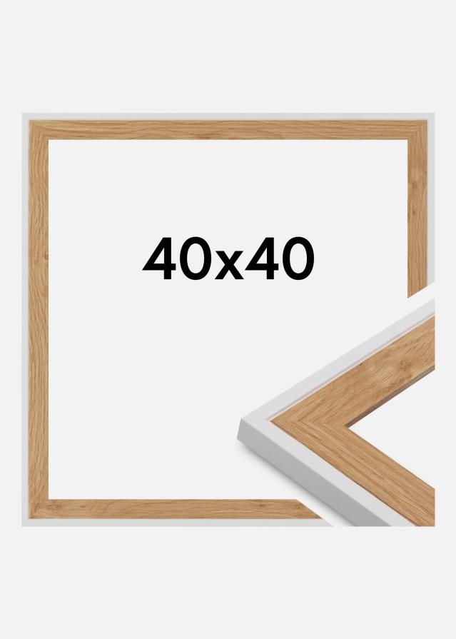 Ramme Clearline Akrylglass Hvit 40x40 cm