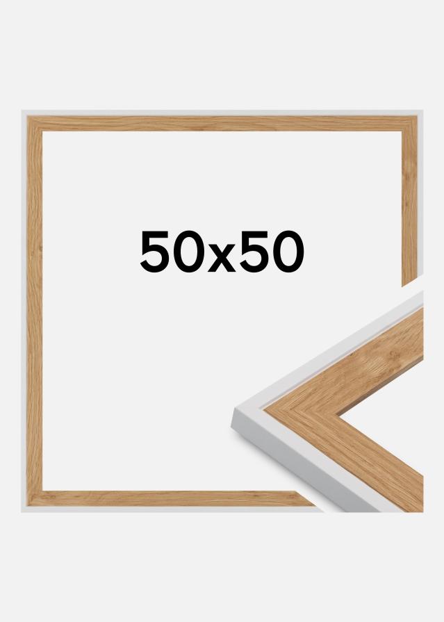 Ramme Clearline Akrylglass Hvit 50x50 cm