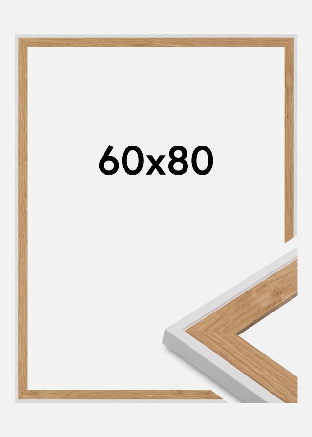 Ramme Clearline Akrylglass Hvit 60x80 cm