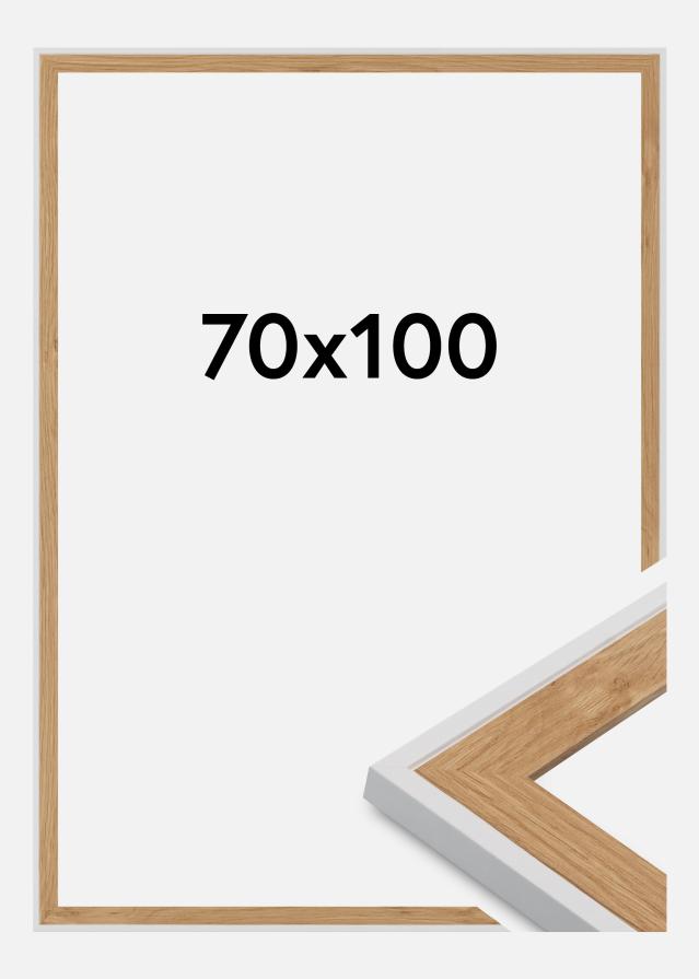Ramme Clearline Akrylglass Hvit 70x100 cm