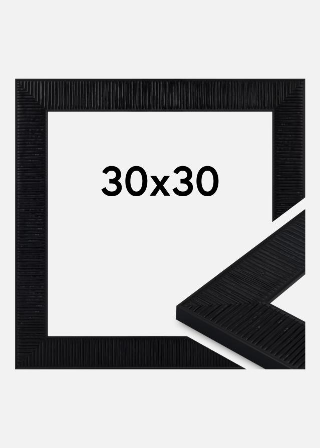 Ramme Lund Akrylglass Svart 30x30 cm