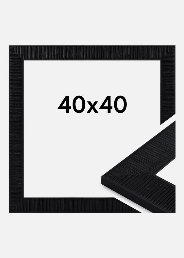 Ramme Lund Akrylglass Svart 40x40 cm