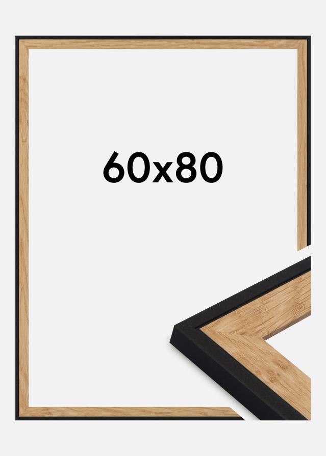 Ramme Iris Akrylglass Svart 60x80 cm