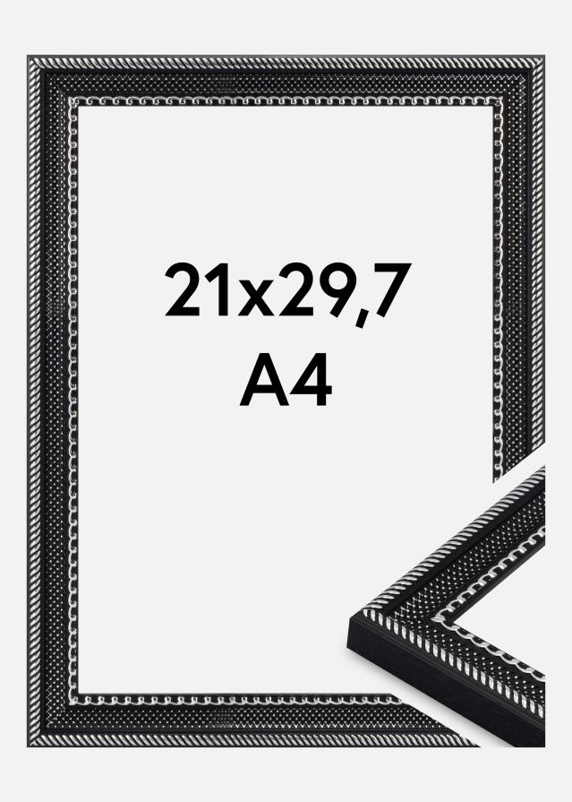 Ramme Trellis Akrylglass Svart 21x29,7 cm (A4)