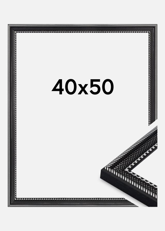 Ramme Trellis Akrylglass Svart 40x50 cm