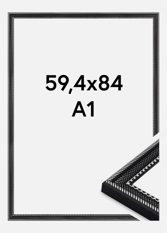 Ramme Trellis Akrylglass Svart 59,4x84 cm (A1)