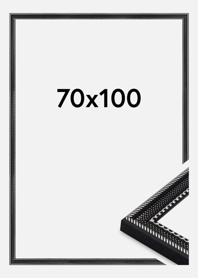 Ramme Trellis Akrylglass Svart 70x100 cm
