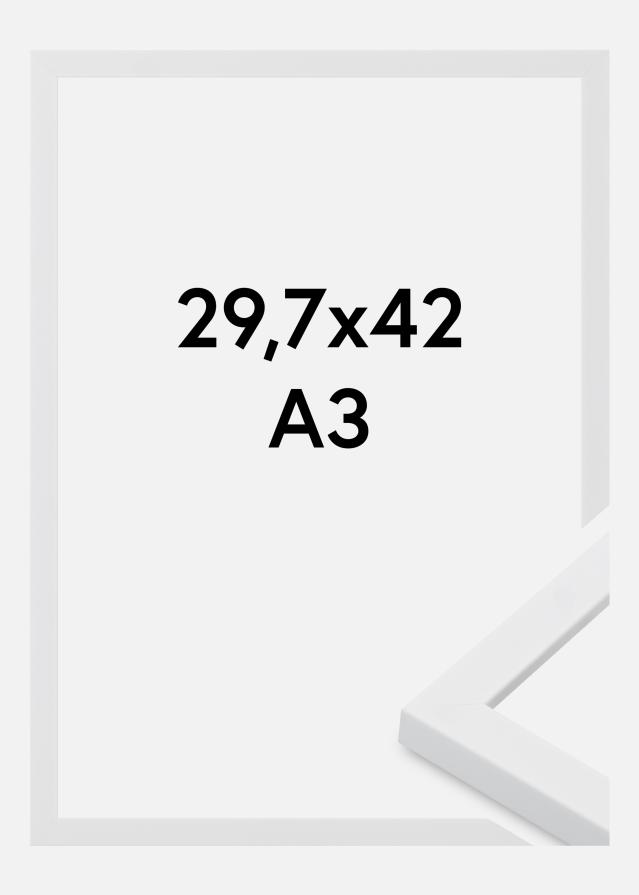 Ramme Oban Akrylglass Hvit 29,7x42 cm (A3)