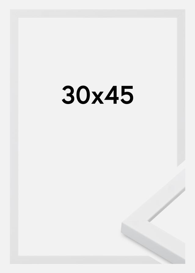 Ramme Oban Akrylglass Hvit 30x45 cm