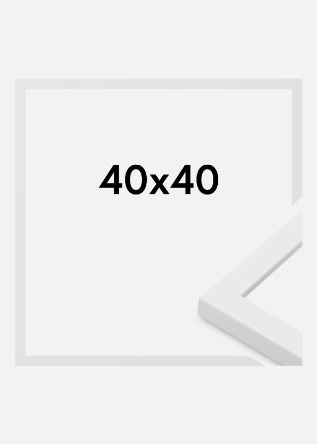 Ramme Oban Akrylglass Hvit 40x40 cm