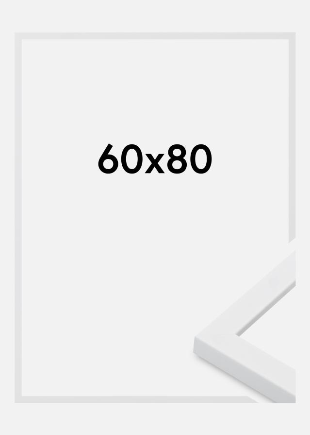 Ramme Oban Akrylglass Hvit 60x80 cm