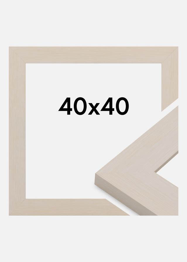 Ramme Pembrokeshire Akrylglass Hvit 40x40 cm