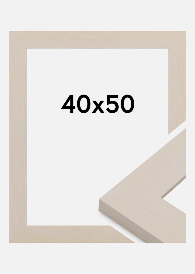 Ramme Pembrokeshire Akrylglass Hvit 40x50 cm