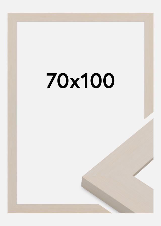 Ramme Pembrokeshire Akrylglass Hvit 70x100 cm