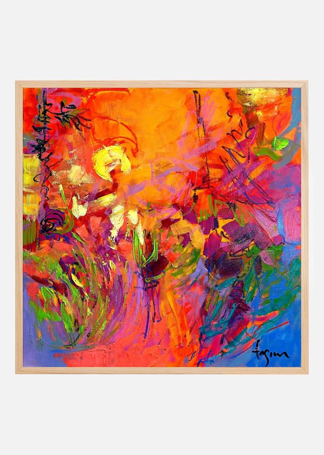 Vivid Sunburst Plakat