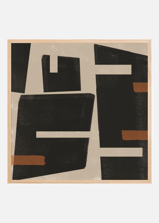 Geometric Echoes Plakat