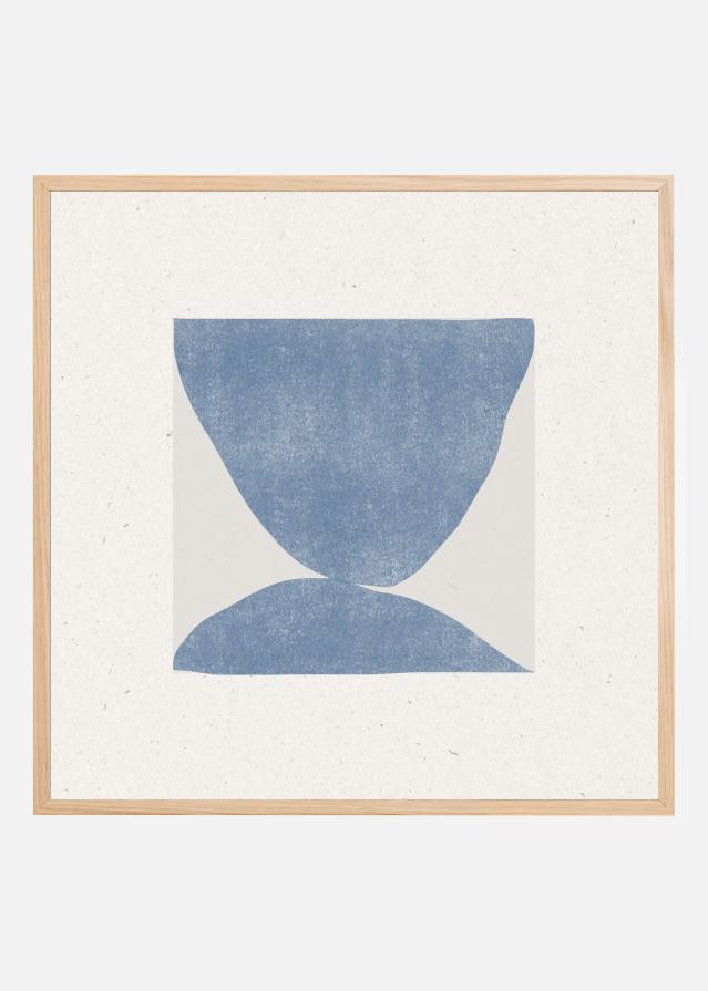 Blue Symmetry Plakat