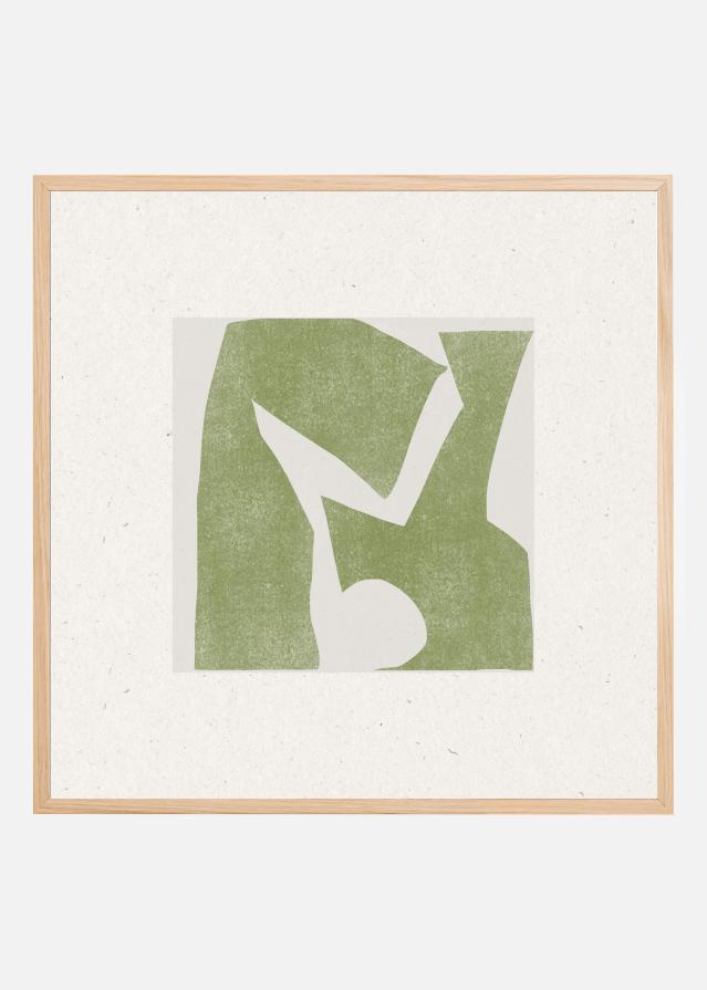 Green Geometric Harmony Plakat