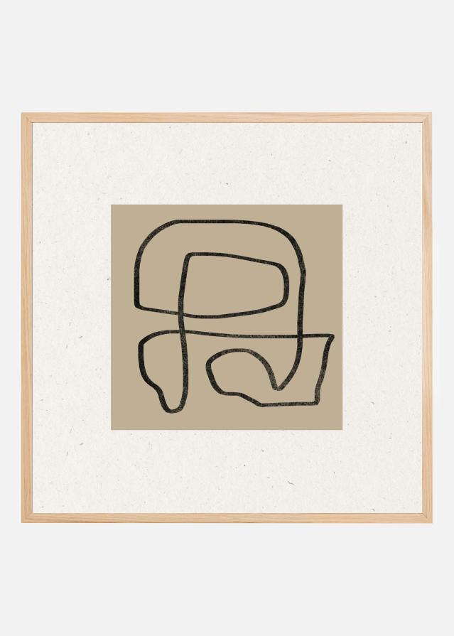 Curved Labyrinth Plakat