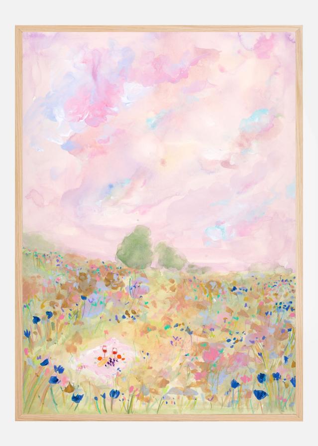 Pastel Meadow Bliss Plakat