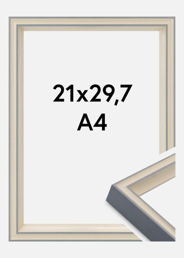 Ramme Riga Akrylglass Grå 21x29,7 cm (A4)