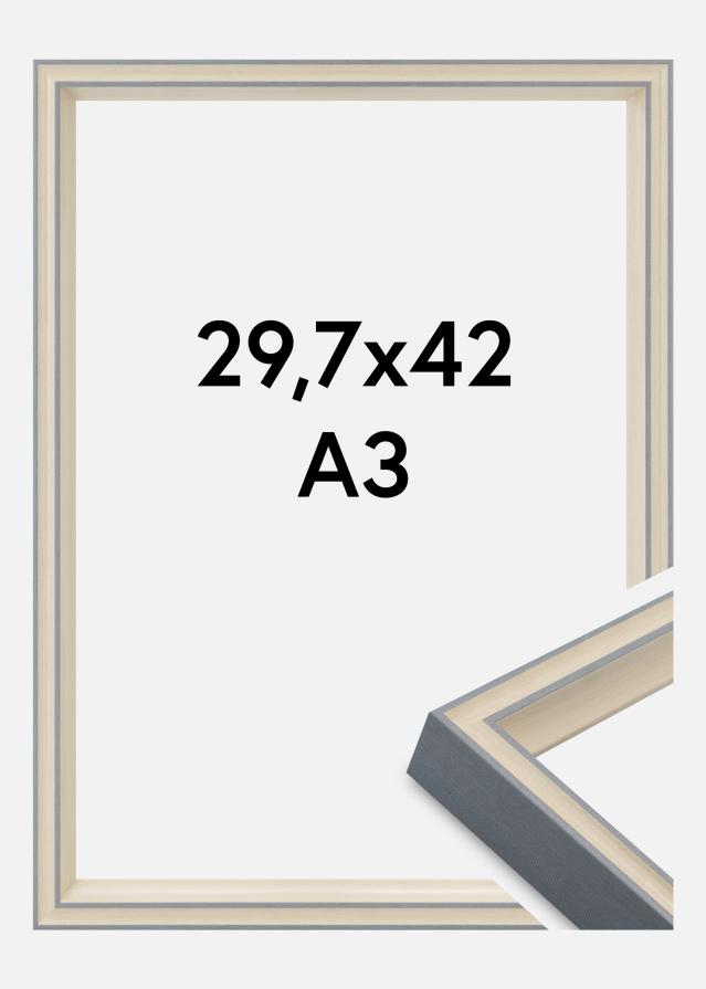 Ramme Riga Akrylglass Grå 29,7x42 cm (A3)