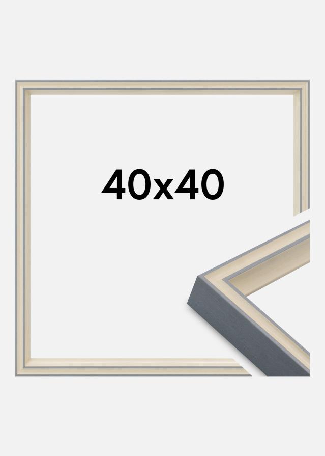 Ramme Riga Akrylglass Grå 40x40 cm