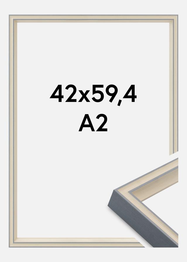 Ramme Riga Akrylglass Grå 42x59,4 cm (A2)