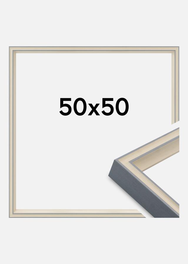 Ramme Riga Akrylglass Grå 50x50 cm