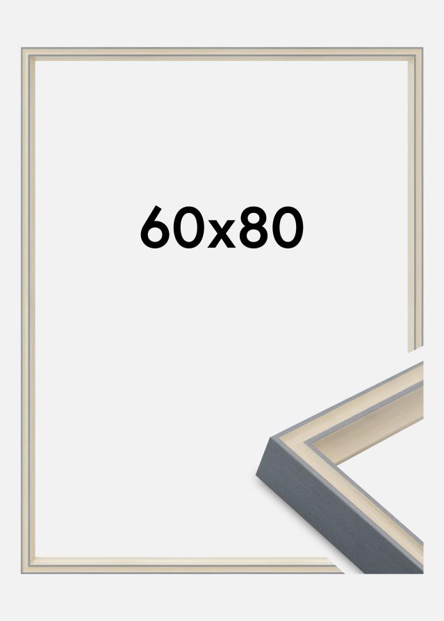 Ramme Riga Akrylglass Grå 60x80 cm