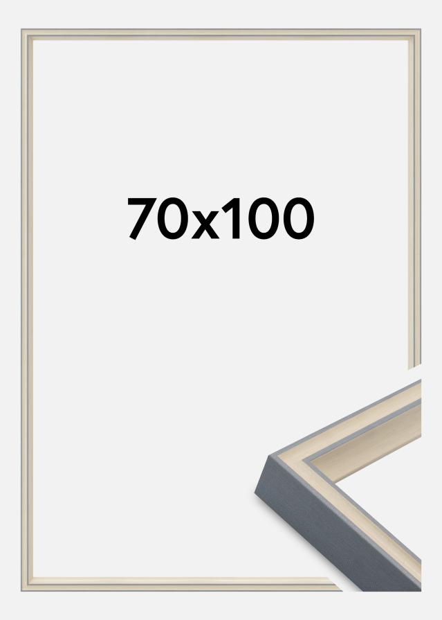 Ramme Riga Akrylglass Grå 70x100 cm