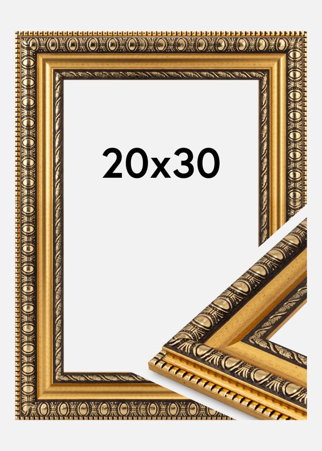 Ramme Ornato Akrylglass Gull 20x30 cm