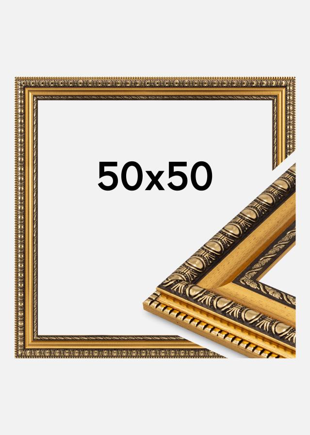 Ramme Ornato Akrylglass Gull 50x50 cm