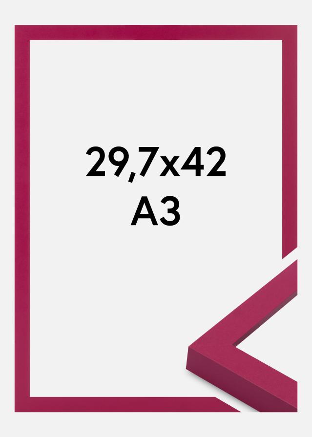 Ramme Selection Akrylglass Hot Pink 29.7x42 cm (A3)