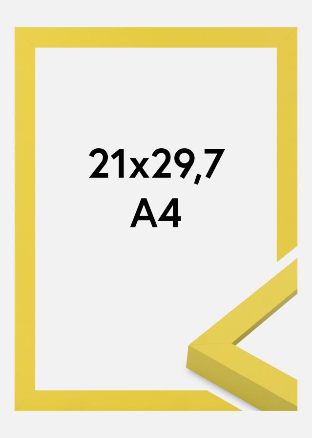 Ramme Selection Akrylglass Yellow 21x29.7 cm (A4)