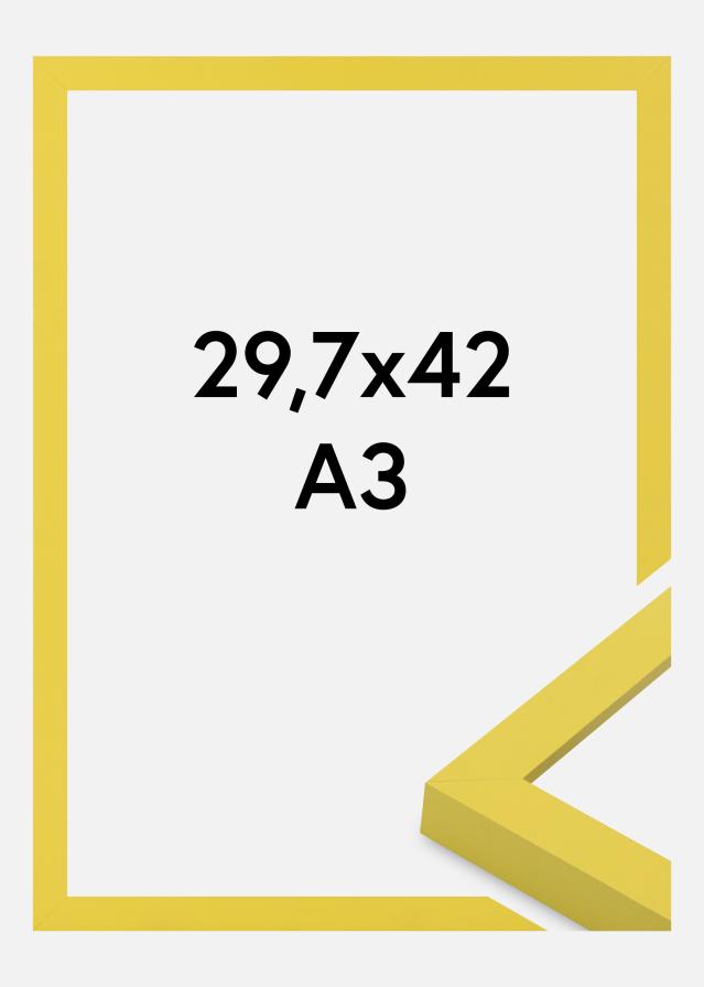 Ramme Selection Akrylglass Yellow 29.7x42 cm (A3)